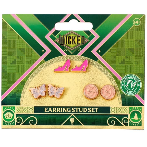 Wicked Set of 3 pairs of earrings