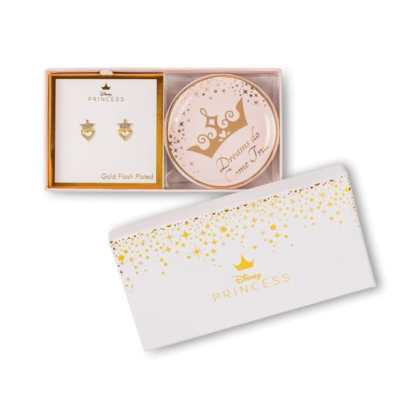 Princess earrings + jewellery plate