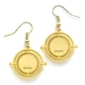 Miniatyrbilde 2 av 5: Harry Potter Time Turner gold plated stud earrings