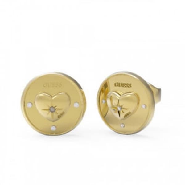 Örhängen - GUESS - JUBE01446JWYGT-U - Rostfritt stål - Zirkonium - Guldad