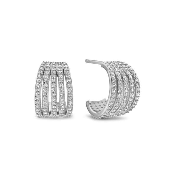 Naisten korvakorut New Bling 9NB-1427 Hopeinen