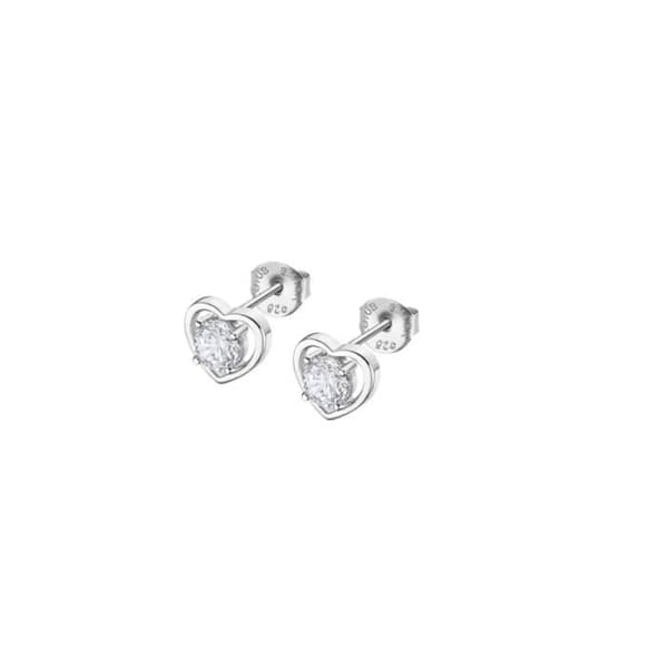 Örhänge - LOTUS - LP3092-4/1 - Silver 925 - Hjärta - Strass
