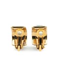 Pikkukuva 2 / 3: Pre-owned Hermès Enamel Gold Plated Clip On Earrings Blue