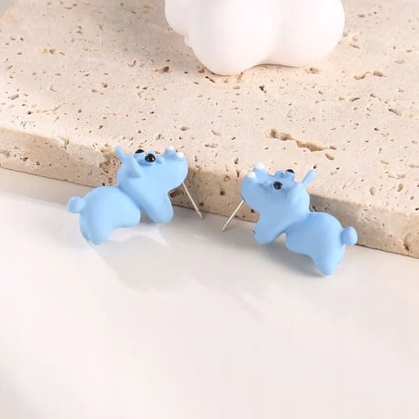 ÖRHÄNGEN FÖR KVINNOR, 3D-DJURMODELLER, HUNDCORGI, SMYCKEN, GÅVA