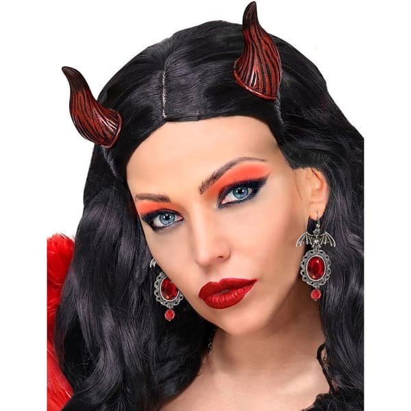Örhängen - Widmann - Fladdermus - Röd - Halloween - Dam