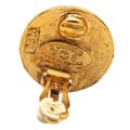 Pikkukuva 3 / 4: Pre-owned Chanel Gold Plated CC Round Clip on Earrings Gold