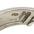 Miniatyrbild 5 av 6: Pre-owned Cartier 18K White Gold Classic Love Hoop Earrings Silver