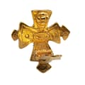 Miniatyrbillede 3 af 4: Pre-owned Chanel Gold Plated CC Cross Clip on Earrings Gold