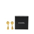 Pikkukuva 4 / 4: Pre-owned Chanel Gold Plated CC Drop Clip on Earrings Gold
