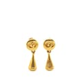 Pikkukuva 1 / 4: Pre-owned Chanel Gold Plated CC Drop Clip on Earrings Gold