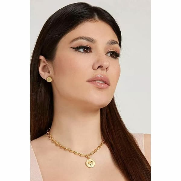 Dam örhängen Guess JUBE01446JWYGT-U 1 cm
