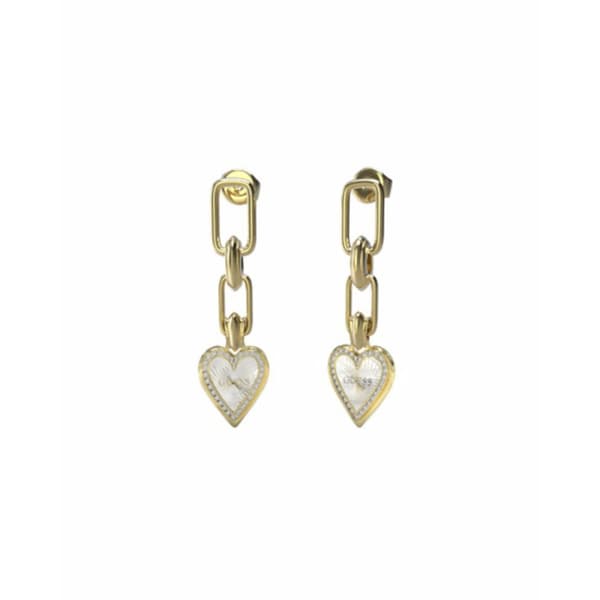 Øreringer for Kvinner Guess JUBE03236JWYGRHT-U Rustfritt stål 2 cm