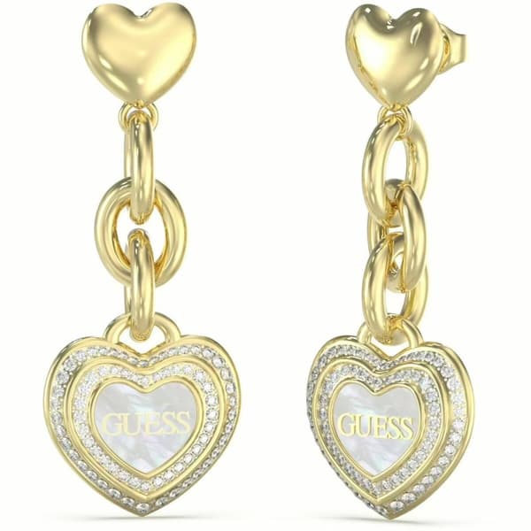 Dam örhängen Guess JUBE04024JWYGWHT-U Rostfritt stål 2,5 cm