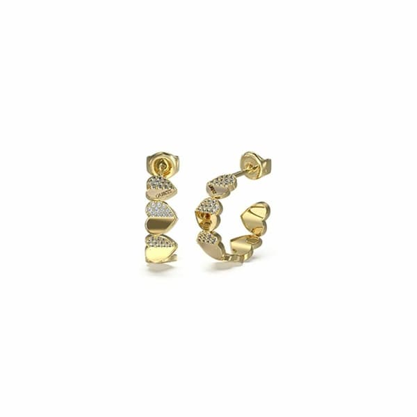 Øreringer for Kvinner Guess JUBE03040JWYGT-U Rustfritt stål 3 cm