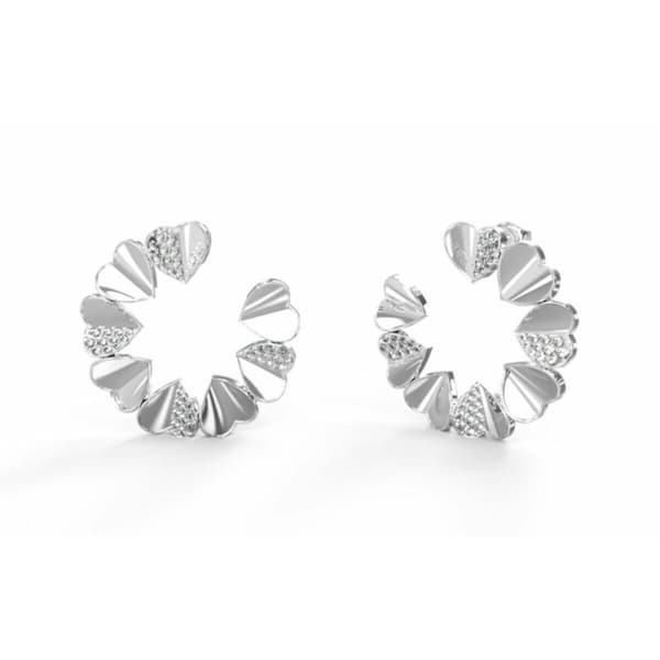 Øreringer for Kvinner Guess JUBE03037JWRHT-U Rustfritt stål