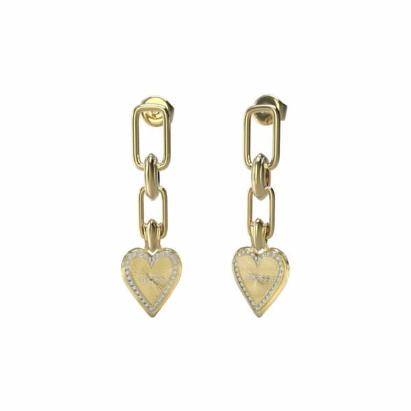 Naisten korvakorut Guess JUBE03236JWYGT-U Ruostumaton teräs 3 cm