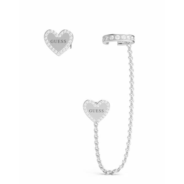 Øreringe til kvinder Guess JUBE01080JWRHT-U Rustfrit stål 4 cm