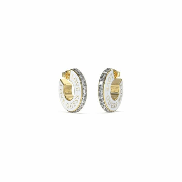 Naisten korvakorut Guess JUBE04083JWYGWHT-U Ruostumaton teräs 2 cm