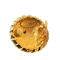 Miniatyrbild 3 av 4: Pre-owned Chanel Gold Plated CC Clip On Earrings Gold