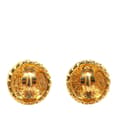 Miniatyrbild 2 av 4: Pre-owned Chanel Gold Plated CC Clip On Earrings Gold