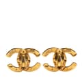 Pikkukuva 2 / 5: Pre-owned Chanel Gold Plated CC Woven Clip On Earrings Gold