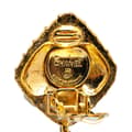 Miniatyrbild 3 av 4: Pre-owned Chanel Drop Bow Clip On Earrings Gold
