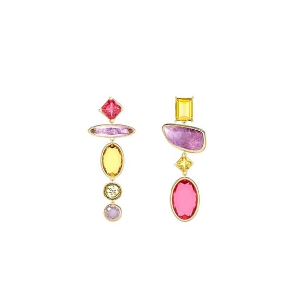 Dam örhängen Guess JUBE05088JWYGMCT-U Multicolour