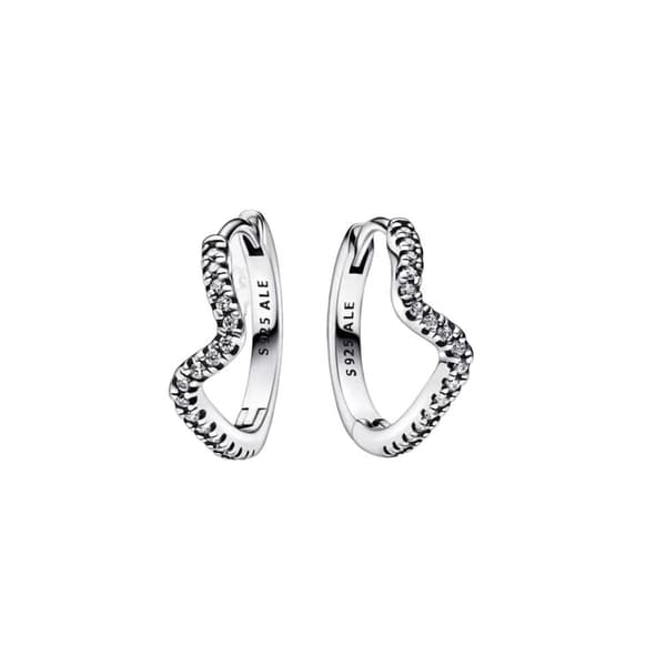 Øreringe til kvinder Pandora 292545C01 Rustfrit stål Sterling sølv 925