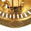 Miniatyrbilde 3 av 4: Pre-owned Chanel Gold Plated Logo Cutout Clip On Earrings Gold