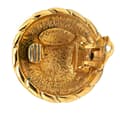 Pikkukuva 3 / 4: Pre-owned Chanel Gold Plated CC Round Clip On Earrings Gold