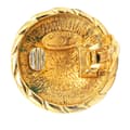 Pikkukuva 4 / 4: Pre-owned Chanel Gold Plated CC Round Clip On Earrings Gold