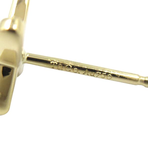 Pre-owned Tiffany 18K Yellow Gold Paloma Picasso Kiss Earrings Gold