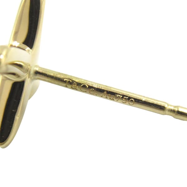 Pre-owned Tiffany 18K Yellow Gold Paloma Picasso Kiss Earrings Gold