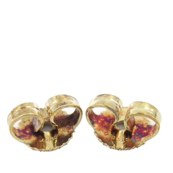 Pre-owned Tiffany 18K Yellow Gold Paloma Picasso Kiss Earrings Gold