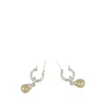 Miniatyrbilde 2 av 7: Pre-owned Tiffany Sterling Silver and 18K Yellow Gold Fascination Ball Dangle Earrings Silver