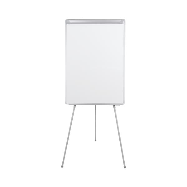 BI-OFFICE Tripod Easel Easy med utfällbara armar Euro inkluderar en blädderblocksplatta och en InkstringXL svart märkpenna med torrtorkning 70x100cm