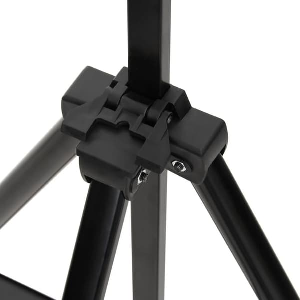 vidaXL justerbart staffeli metal sort