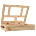 Pikkukuva 6 / 9: vidaXL Maalausteline pöydälle laatikolla 33,5x25,5x7 cm täysi mänty