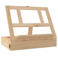 Pikkukuva 1 / 9: vidaXL Maalausteline pöydälle laatikolla 33,5x25,5x7 cm täysi mänty