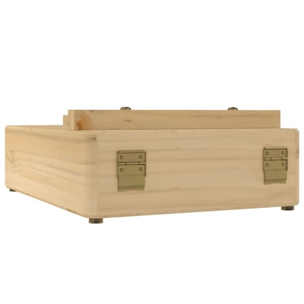 vidaXL Bordstaffeli 27x43x68 cm heltre furu