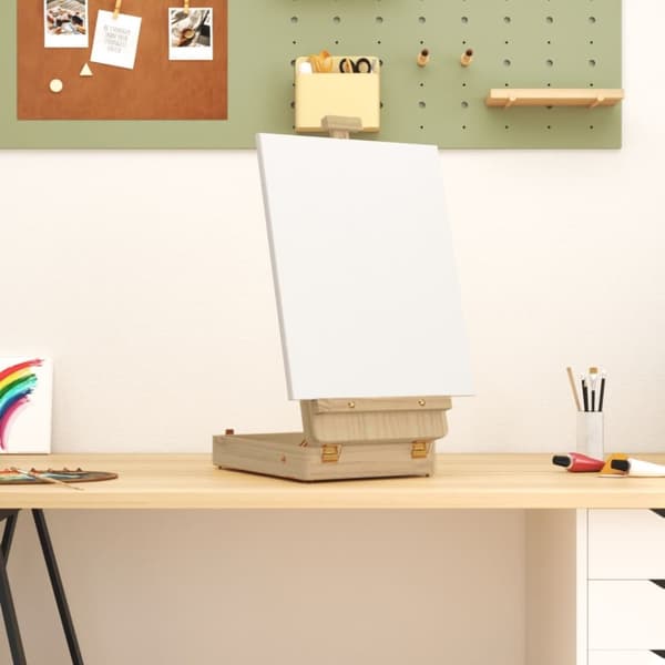 vidaXL Bordstaffeli 27x43x68 cm heltre furu