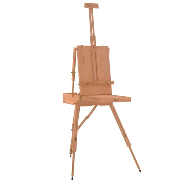 staffeli 81x121x173 cm massivt bøgetræ