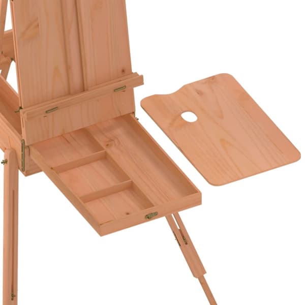staffeli 81x121x173 cm massivt bøgetræ