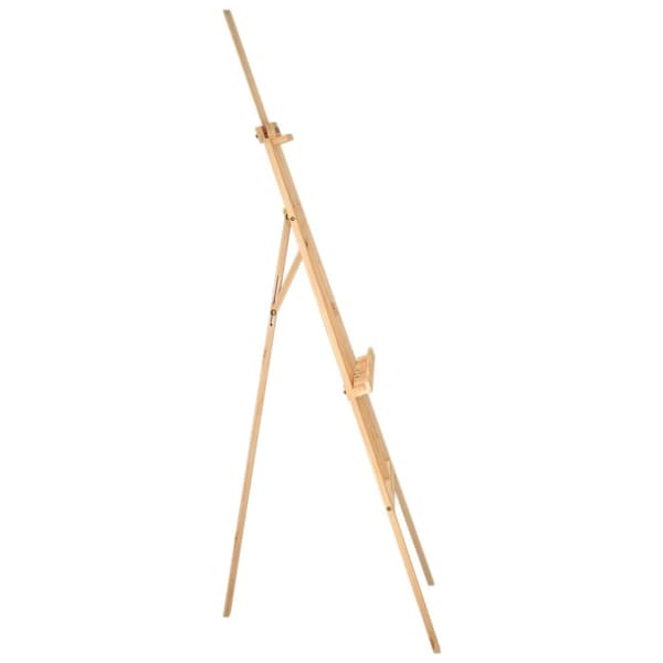 The Living Store staffeli 53,5x95x127 cm massivt fyrretræ -  Staffelier