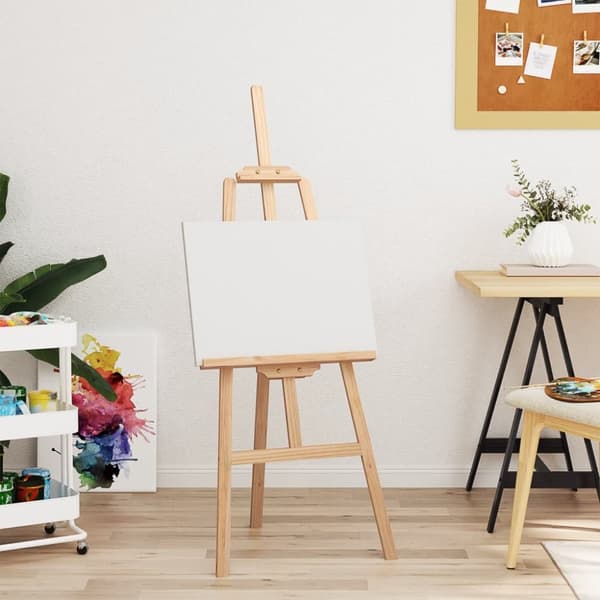 The Living Store staffeli 53,5x95x127 cm massivt fyrretræ -  Staffelier