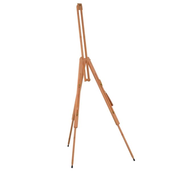 The Living Store staffeli 100x104x172 cm massivt bøgetræ -  Staffelier
