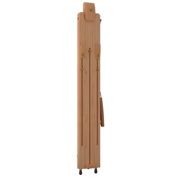 The Living Store staffeli 100x104x172 cm massivt bøgetræ -  Staffelier
