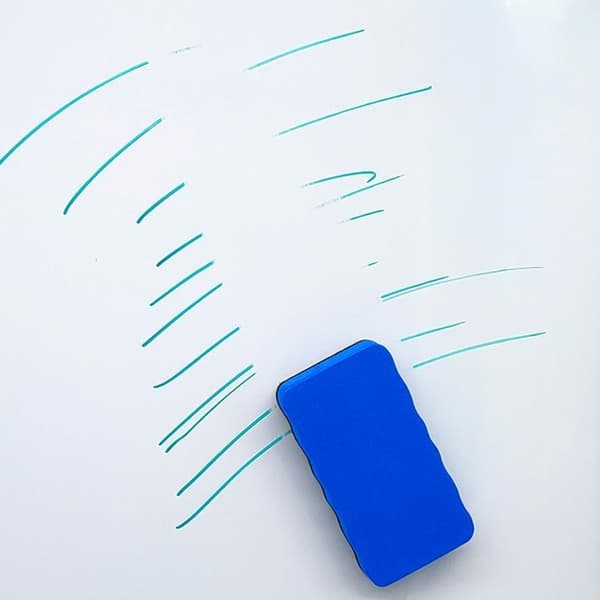 Tavelsudd Mini Whiteboard Whiteboard radergummi magnetisk Filt Whiteboardrader 10,5 x 5,5 x 2 cm