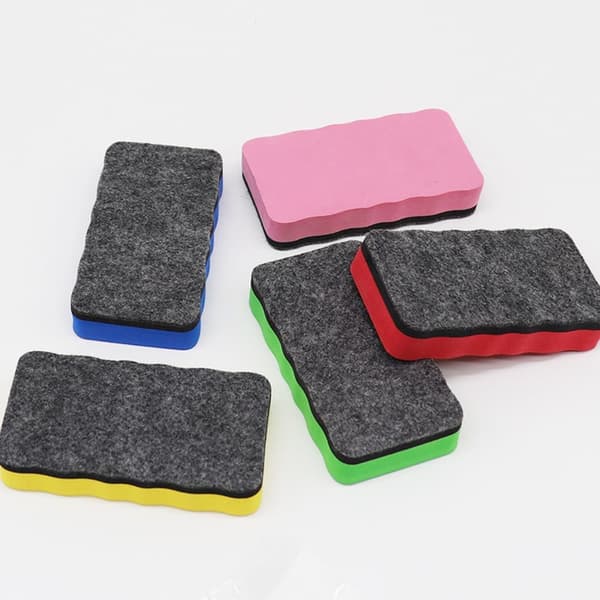 Moorle 8-pak Whiteboard Viskelæder Mini Whiteboard Whiteboard Viskelæder Magnetisk Filt Whiteboard Viskelæder 10,5 x 5,5 x 2 cm