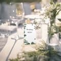Miniatyrbild 2 av 6: Relaxdays Litet staffli, set om 10, bordsdekoration, hemma, bröllop, festligheter, HxB 15,5 x 8 cm, natur